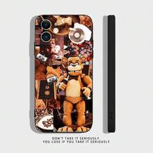 Funda de teléfono compatible con  17,16,15,14,13,12,11,X,XR,XS,Plus,Mini,Pro,Max, diseño genial de Five-Nights-At-Freddys Fnaf, funda negra a prueba de golpes, funda compatible con  17 pro max, funda de  17 pro, funda de  17, funda de  16 pro max - z1 - Ver 13