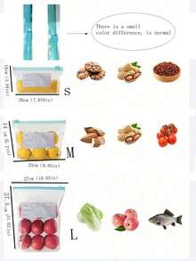 90pcs Thick Ziplock Freezer Bags, Blue Color Reusable Microwave Airtight Seal Storage Bags For Refrigerator, Suitable For 60pcs/50pcs/45pcs/40pcs/30pcs/25pcs/20pcs/15pcs/10pcs/1pc