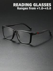 Rivsar 新款长方形休闲阅读眼镜，高清视力保护，长时间佩戴不眩晕，适合阅读/缝纫/商务/办公/优雅场合/日常使用，轻巧弹簧铰链镜框，运动防滑，电脑阅读舒适，缓解眼疲劳，方便携带设计，适合各种脸型，节日礼物，送给父母的礼物，返校季礼物，教师节礼物，斋月礼物，眼镜 - 透明色 - 查看 13