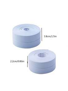 自粘浴室密封胶带，强力防水密封胶，适用于浴缸、淋浴房、水槽、马桶、地板和墙边，轻松DIY防水解决方案，马桶密封，光滑表面，防水胶粘剂，浴室家居装饰，秋季装饰，返校季 - 彩色 - 查看 11