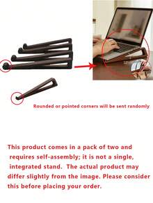 Wooden Laptop Stand - Portable Laptop Platform, Sturdy And Durable, Ideal Office Accessory For Laptop, Books And Office Supplies, With Laptop Cooling Function | Elegant Wooden Design, Suitable For Home, Office And Travel Use, Also An Ideal Gift For Birthday, Valentine's Day, Easter And Ramadan