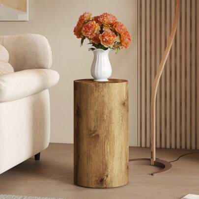 Elegant Round Coffee Table Made Of MDF With A Wood Look – Modern Living Room Decoration In A Minimalist Design. Ideal As A Small Coffee Table, Side Table, Sofa Table, Or Tea Table. Dimensions: 30 Cm Diameter.