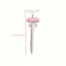 1/3 chiếc bút bi bấm nút hình nơ, bút bi bấm nút INS hình nơ 0.5mm viết trơn tru, thích hợp cho văn phòng, đồ dùng học tập, quà tặng ngày Valentine, quà tặng tựu trường. - Nhiều màu - Xem 8