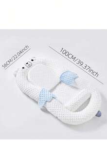 1set Cute Infant Bed Enclosure Set, Newborn Bionic Sleeping Bed Movable Baby Bassinet, Includes Incline Mattress