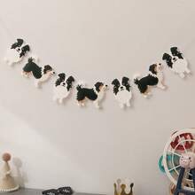 Cờ kéo hình chó cưng, phụ kiện trang trí tiệc sinh nhật, thích hợp cho các giống chó Pomeranian, Corgi, Beagle, Poodle, Golden Retriever, Labrador, Bulldog. - Nhiều màu - Xem 11