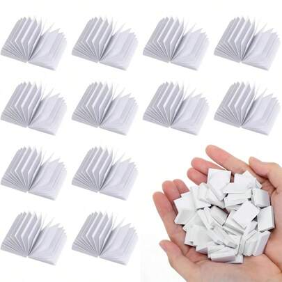 5/10/20/30Pcs 1/12 Scale Miniature Pocket-Sized Blank Books, Page-Turning Books,Painting Learning Scene Prop Models Ornament - DIY Miniature Kitchen/Living Room Scene Decoration - Perfect Gift Gifts Birthday Graduation