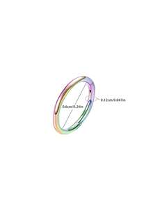 1 pieza Aro/Pendiente para la nariz de acero inoxidable 316L hipoalergénico con bisagra, unisex, apto para la nariz, cartílago, hélix, pendiente en espiral para la nariz en plata/oro/negro, joyería de perforación corporal genuina - Multicolor - Ver 13