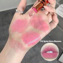 1pc Color-Changing Lipstick-Sensitive Natural Lipstick, Color-Changing Moisturizing Lip Balm, Lip Makeup Brand, Beauty And Facial Makeup, Suitable For Women And Girls, A Winter Essential, Fashionable And Versatile, Ideal Gift For Birthdays And Christmas Parties, Best Color - Honey - 查看 5