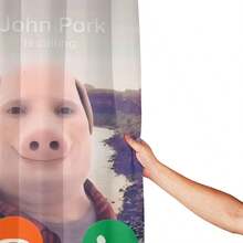 Funny "John Pork Is Calling" Bathroom Shower Curtain - Vibrant Cartoon Design With Funny Phone Motif,  Machine Washable Polyester - Perfect For Winter, Valentine'S Day & Easter Bathroom Decor, Bathroom Decorations,  Playful Design, Easy Maintenance - in ấn - Xem 4