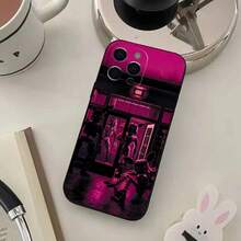 Funda de teléfono G-Fnaf-e-Fives-nights-At-Freddys compatible con  17,16,15,14,13,12,11 Plus, Pro Max, XS, cubierta de silicona suave negra, funda compatible con  17 pro max, funda de  17 pro, funda de  17, funda de  16 pro max - z6 - Ver 13