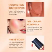 beauty glazed Velvet Texture Lightweight Natural Waterproof Long-Lasting Liquid Blush, Suitable For Cheeks, Eyes And Lips - #103 - View 5