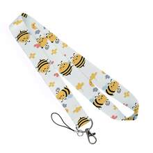 可爱小动物挂绳钥匙链证件套身份证信用卡通行证挂绳手机挂饰配件礼品 - 彩色 - 查看 91