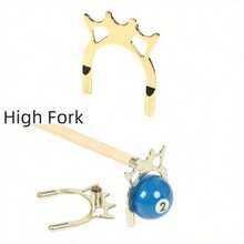 1件套专业台球杆架，高精度台球杆配件，提升击球稳定性，适用于斯诺克和美式台球杆，增强击球精准度，台球杆架，台球配件，适用于台球厅、个人练习、商业台球场所。