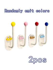 Cârlig multifuncțional, elegan de păr creativ, organizator pentru elegan de păr, agrafe de păr, benzi de păr, suport pentru legături elastice de păr, cârlig adeziv, depozitare accesorii pentru bijuterii - Multicolor - Vizualizare 13