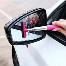 1pc Multi-Functional Car Rear View Mirror Extendable Windshield Wiper, Rain Scraper, Windshield Cleaning Brush - A - 查看 5