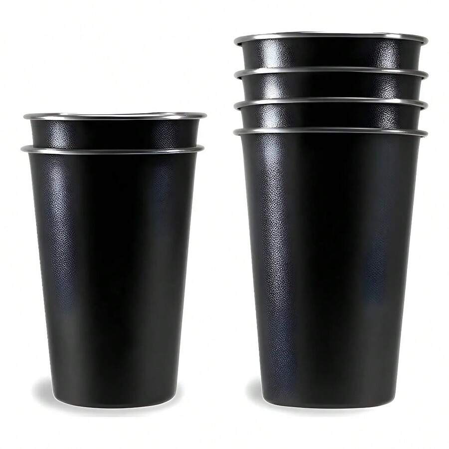 Tendencia2pcs Vasos De Acero Inoxidable Apilable 500mlCalidad premium - 1 - Ver 1