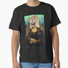 Mona Lisa  Classic T-Shirt - Black - View 1