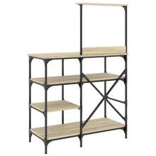 vidaXL Supporto per pane sonoma 90x40x132 cm - Castano - Visualizzare 7