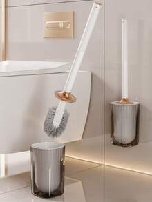 Toilet Brush With Wall Mount, Bathroom Cleaning Brush, Specialized Toilet Cleaner