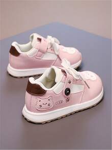 Girls Shoes, New Autumn/Winter Children Canvas Shoes, Student Version Fashion Sneakers, Girls Casual Shoes - Pink - View 2