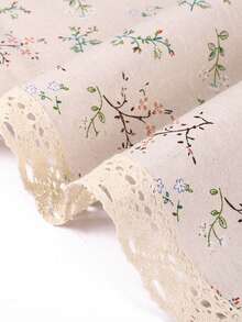 Microwave Oven Cover Dustproof Cotton Machine Protector Decorative Kitchen Appliance Cover With 2 Side Storage Pockets 13.78x39.37inches - 花朵 - 查看 9