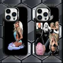 Caliente Funda de Teléfono Nessa Barrett Aftercare Tour 2025 para iPhone 17 16 15 14 13 12 11 Ais/Pro/Max/Plus Cubierta Mate Negra Candy - z7 - Ver 1