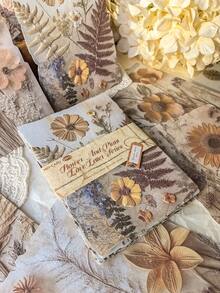 1 Pack Of 23 Sheets Embossed Autumn Leaf Decorative Paper, Suitable For Journaling, Scrapbooking And Crafts - Multicolor - View 9