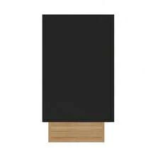 Storage Cabinets - Black + Wood + Particle Board - View 10