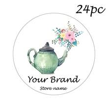 Custom Logo Stickers For Baking & Cake Shops ,Personalize Store Name Sticker Candy Bag Sticker ,Custom Logo Bakery Labels , Personalized Decorative Labels,Handmade Bread Baking Stickers Seal Label-24pcs - Multicolor - View 29