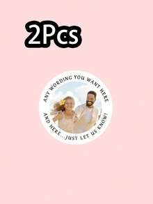4*4cm 1/20pcs Customized 21-Day Photo Stickers, 21st Birthday Stickers, Personalized Birthday Party Stickers, Baby Shower Stickers - Multicolor - View 37