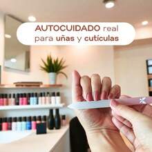 Lima de Uñas de Cristal, Lavable, Acabado Suave, Ecológica y Reutilizable, Con Estuche. (ROSA, 1.0, unidad, Medio),37425077 - Color caoba - Ver 5