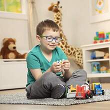 sdafxMelissa and Doug Juego De Vehículos De Construcciónzxsw - como en la foto - Ver 5