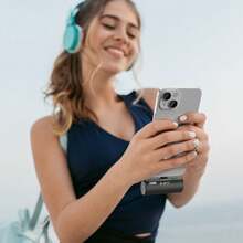 Mini Portable Power Bank, 3350mAh Cute Mobile Power Supply. Outdoor Emergency Battery, For IPhone 14/14 Pro Max/13/13 Pro/12 Pro/11/XS/XR/X/8/7/6 - màu đen - Xem 6