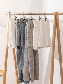 سلة غسيل مصنوعة من شبكة بمقبض - مثالية للسكن الجامعي والسفر والحمام - مصنوعة من البوليستر، قابلة للطي، لتخزين الملابس القذرة (لون عشوائي) - متعدد الألوان - مشاهدة 10