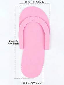 6/12 Pairs Disposable Pedicure Slippers And Spa Flip Flops | Foldable Soft Foam Hotel Shower Slippers, Suitable For Guests | Unisex, Applicable For Salon, Manicure Spa, Pedicure Care, Bridal Shower, Etc. | Christmas, New Year, Holiday Party Guest Favors, Travel, Gym, Pool, Beach, Home Pedicure Set, Birthday Gift Bag, Wedding Welcome Bag, Thank You Gifts, Party Decor - Multicolor - View 9