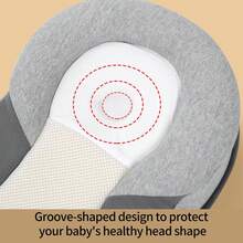 Baby Bed Acid Reflux With Strap, Baby Bed For Reducing Spit-Up, Anti Reflux HOT - Grey - View 7