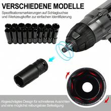 20PCS Deep Impact Socket Set 1/2 Inch Drive Metric 8 - 32mm Lifetime Warranty UK - Black - View 3