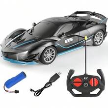 TendenciaCarro Control Remoto Recargable Para Niños Coche Juguete1:18Calidad premium - Negro - Ver 2