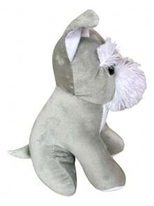 TendenciaPerrito Schnauzer De Peluche 25cm Suave Y CómodoCalidad premium - Perro Schnauzer - Ver 2