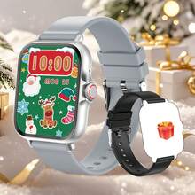 SIMSONLAB 智能手表，支持无线通话/拨号、多应用提醒、男女通用运动手表、可自定义壁纸 - 彩色 - 查看 25