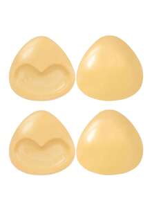 2 Pairs Double-Sided Sticky Bra Inserts,Snowy Sticky Bra Inserts,Sticky Bra Push Up, Self Adhesive Pads Ultra Instant Lift Bra, Push Up Bikini Pads For Sports Bra Swimsuit. - 彩色 - 查看 25