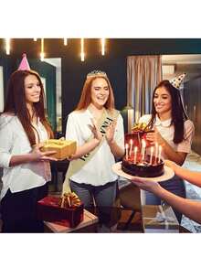 21st Birthday Sash And Rhinestone Crown Set, 21st Birthday Gift, Party Supplies And Decorations For Her - Multicolor - View 4