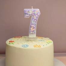 Colorful Trending Macaron Birthday Candles Cake Decorations - Color - View 6