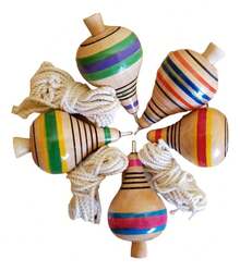 TendenciaTrompos De Madera Arte Mexa, Modelo 3 Trompos No AplicaCalidad premium - 1 - Ver 4