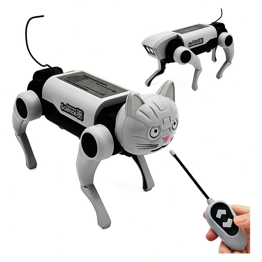 TendenciaPerro Juguete Robots Para Niños De Control Remoto InteligentCalidad premium - Gris - Ver 1