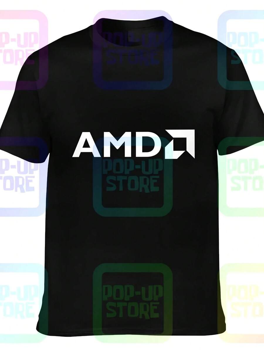 Camiseta con estampado de Amd Radeon Graphics Dd, regalo de camiseta de streetwear Haruku - Estilo 3 - Ver 1