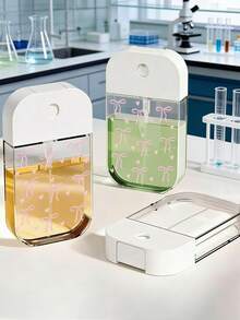 New Bowknot Pattern Transparent Refillable Travel Bottles, Perfume Spray Bottles, Mini Plastic Funnels, Makeup Remover Dispensing Bottles, Moisturizing Bottles, Suitable For Perfumes, Essential Oils, Laboratory And Craft Use, Reusable, Travel Essential, Perfect Travel Accessory, Holiday Gift, New Year Gift, Or A Gift For Teachers, Friends, Or Loved Ones