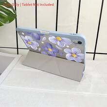 这款多角度支架平板电脑保护套兼容 iPad 10 代/Air (M2)、iPad Pro (M4)/Air 4/5/6/Pro 10.5/2022/2021/2024/12.9/Mini 7/2019/Air M3/A16 等平板电脑。 - 彩色 - 查看 8