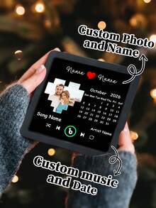 1个个性化音乐专辑冰箱贴，适合音乐爱好者和家居装饰，可播放自定义歌曲，情人节个性化冰箱贴。它不仅可以播放歌曲，还可以自定义照片、文字和日期。这些冰箱贴可以作为情侣礼物，也适合订婚和周年纪念日，帮助记录美好回忆。 - 款式3 - 查看 4