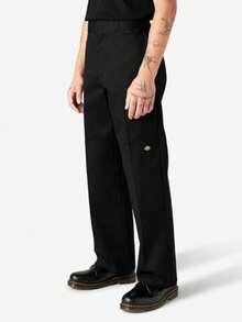 Dickies 男士寬鬆雙膝加固工裝褲 D85283BLK - 黑色 - 查看 4